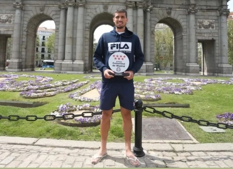 Pedro Cachin es el campeón del Challenger de Madrid