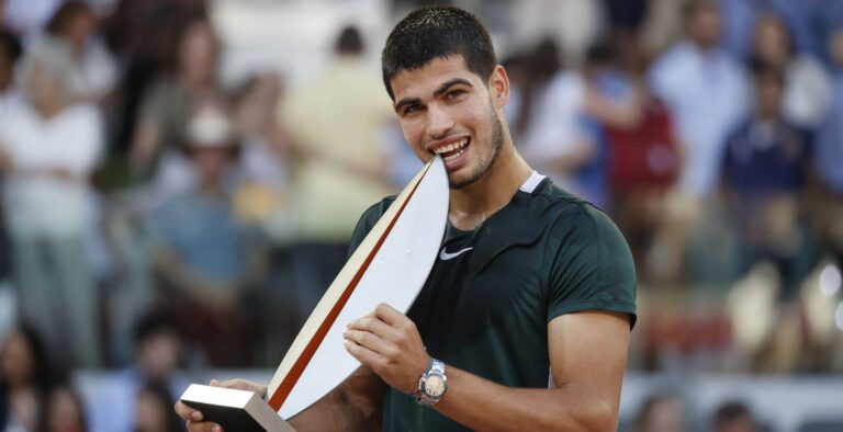 Carlos Alcaraz reina en Madrid