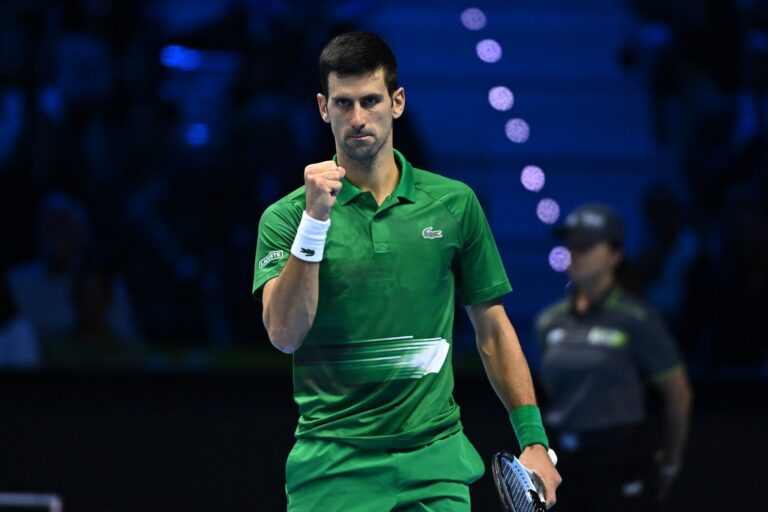 Tres triunfos en tres presentaciones para Novak Dkojovic en Turín