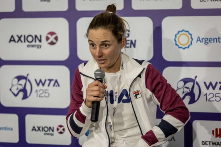 Podoroska: «No tener entrenadores repercute en mi situación»