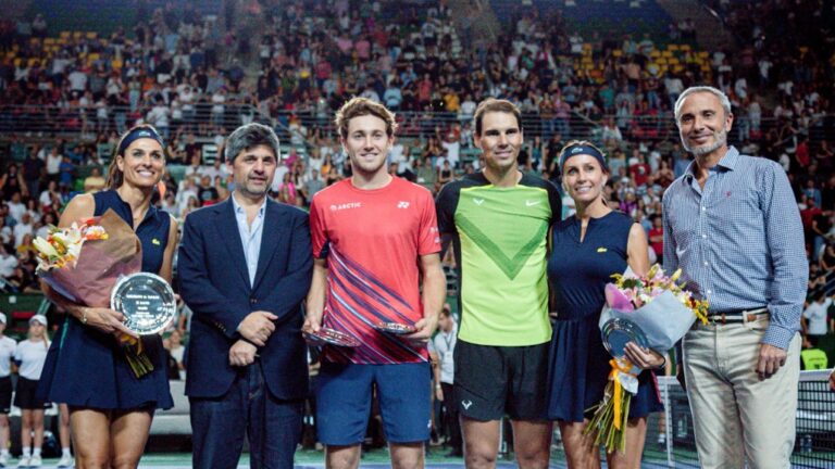 Rafael Nadal y Casper Ruud pasaron por Argentina