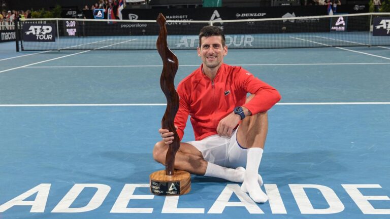 Novak Djokovic es el campeón de Adelaida