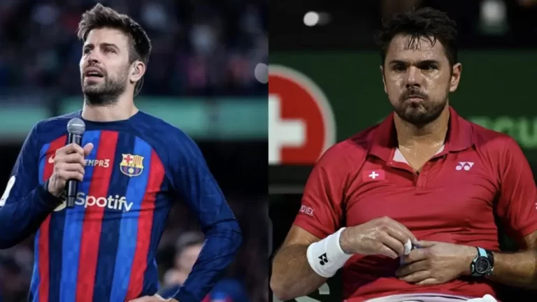 Terrible cruce entre Wawrinka y Piqué