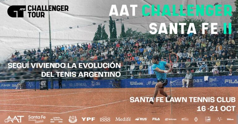 El último Challenger del año se disputará en Santa Fe