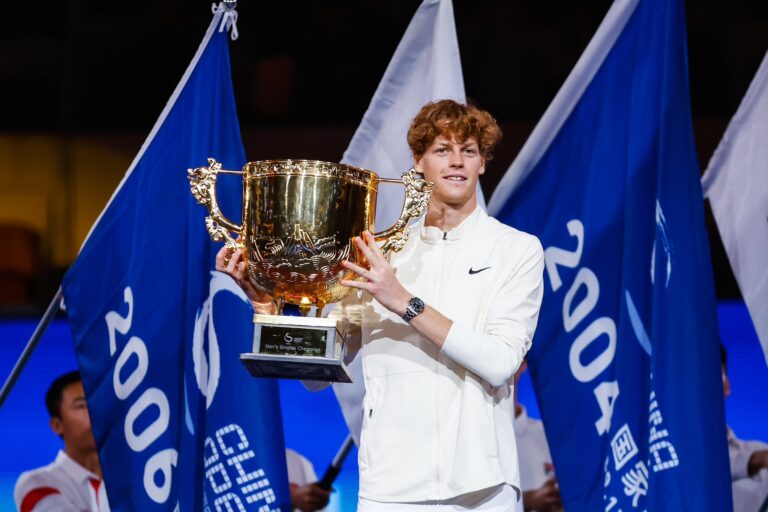 Sinner campeón del ATP 500 de Beijing, China.