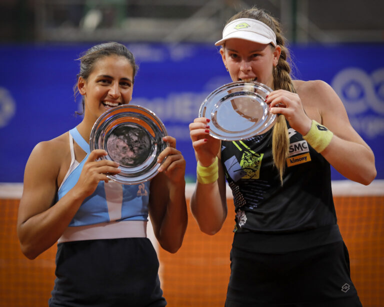 Lourdes Carlé es campeona en dobles y sub campeona en singles del WTA de Bs As