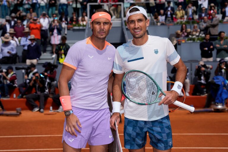 Nadal eliminó a Cachín del Masters 1000 de Madrid