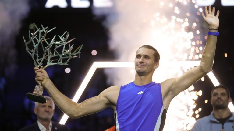 Zverev nuevo campeón del Masters 1000 de París